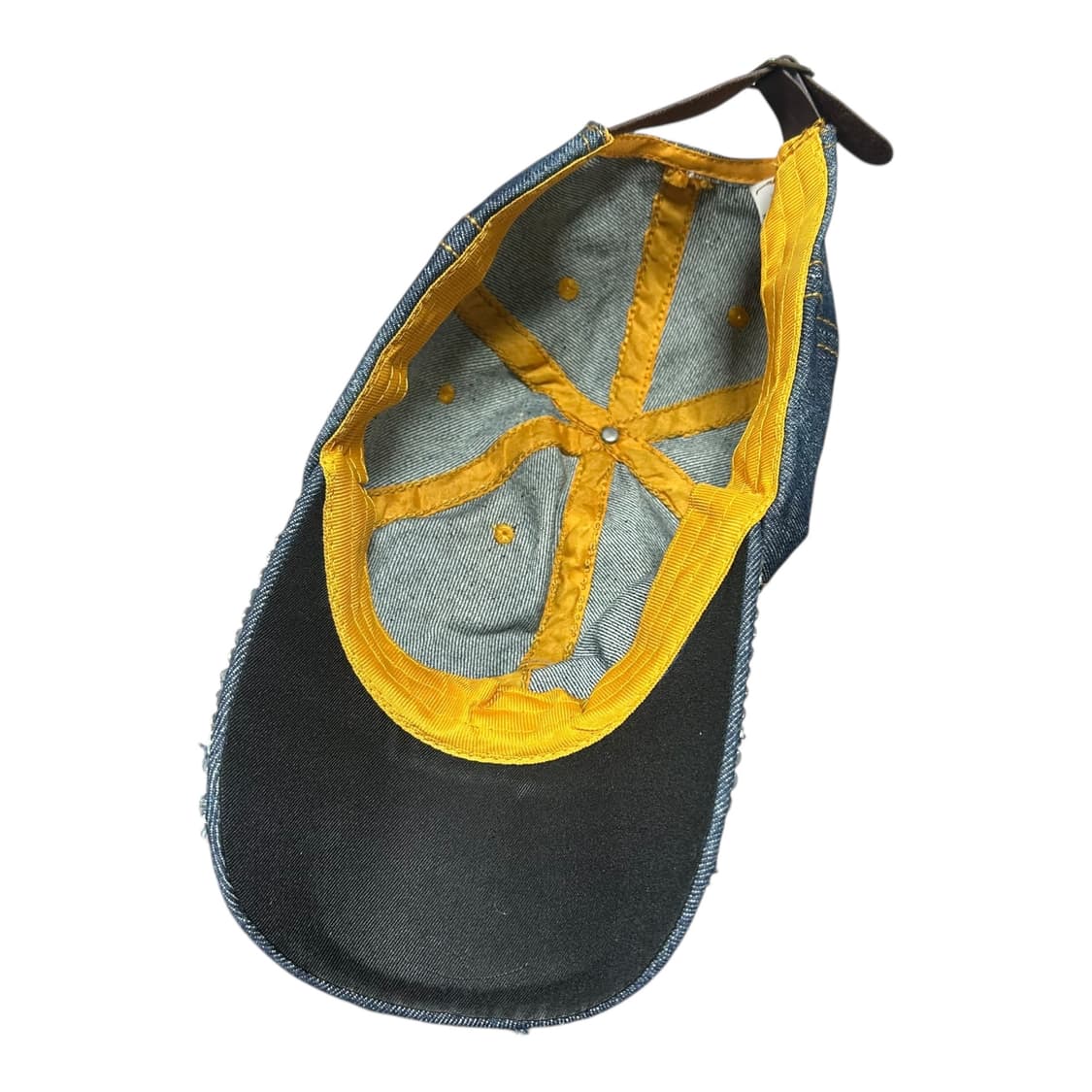 ✨ (바배) 큐빅 데님 볼캡 모자 상품이미지3