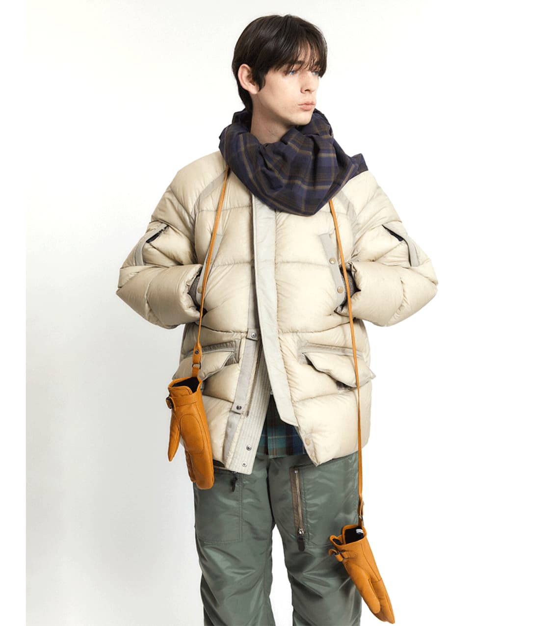 [S] 이스트로그 스톰 다운 파카 크림 패딩 상품이미지5