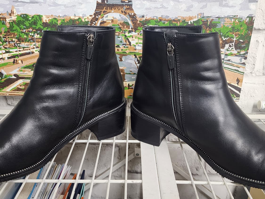 탠디 여성앵클부츠 250 블랙 가죽부츠 HD27 상품이미지7