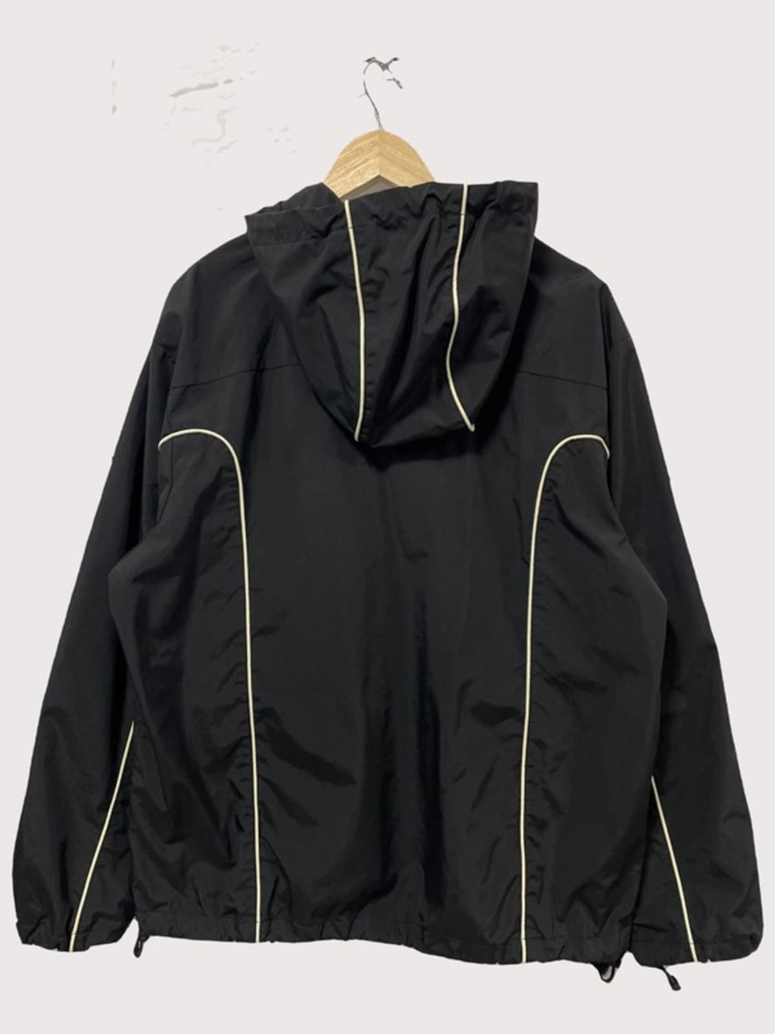 디젤 J 하이브스 콘트라스트 파이핑 윈드브레이커 블랙 XL B00559 상품이미지2