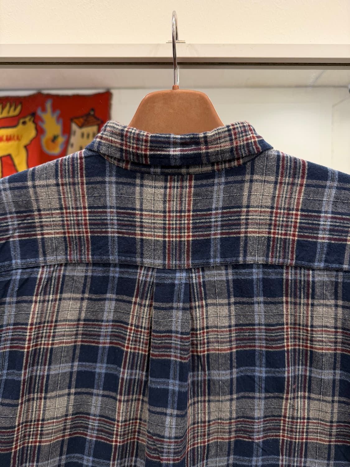 ST.John's Bay 세인트 존스 베이 빈티지 플란넬 체크 셔츠 상품이미지6