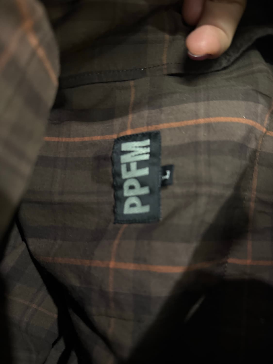 PPFM check pattern hood shirt 상품이미지9