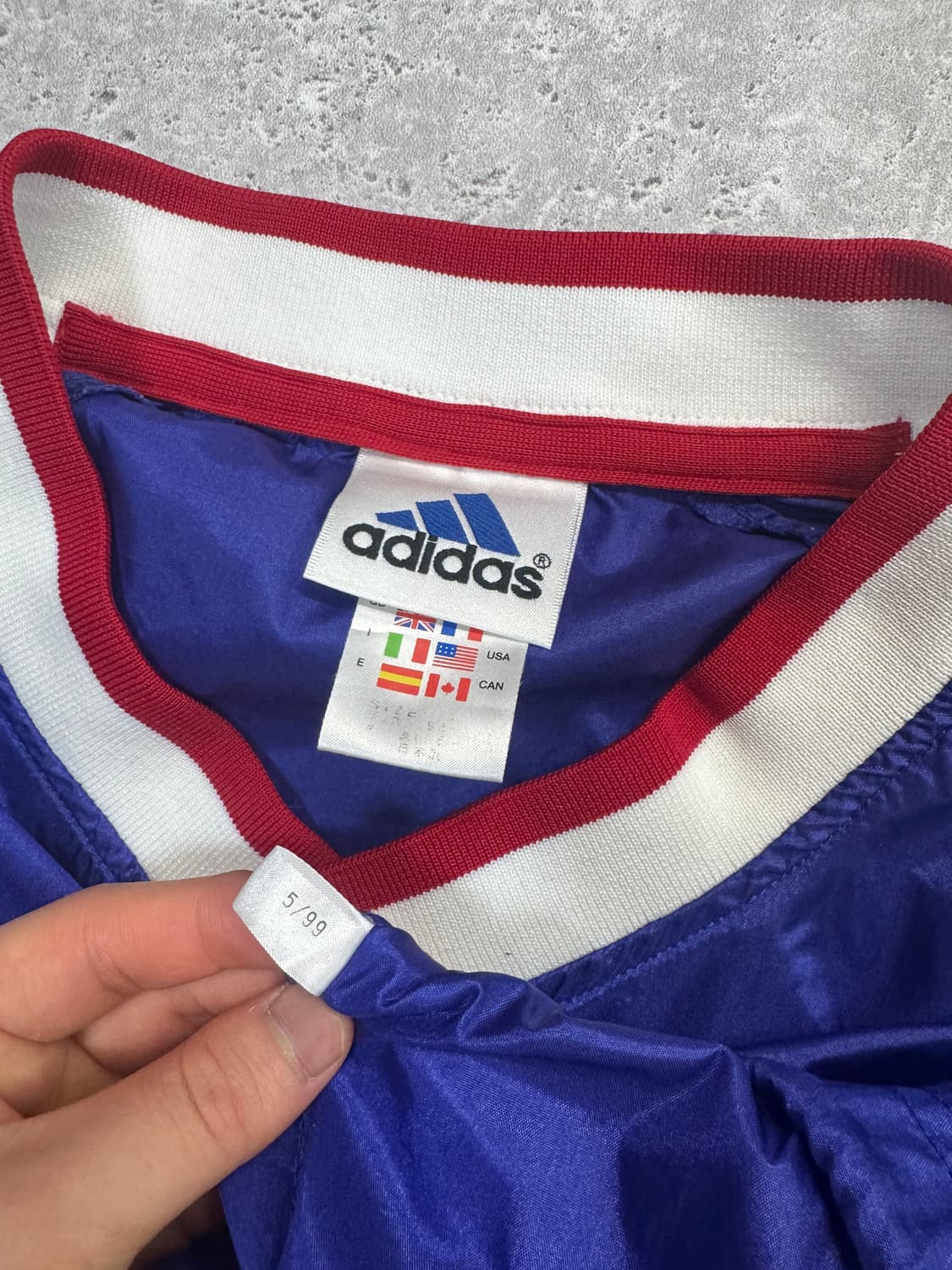 아디다스 일본 JFA 국대 99-01 트레이닝 웜업 바람막이 자켓 상품이미지9