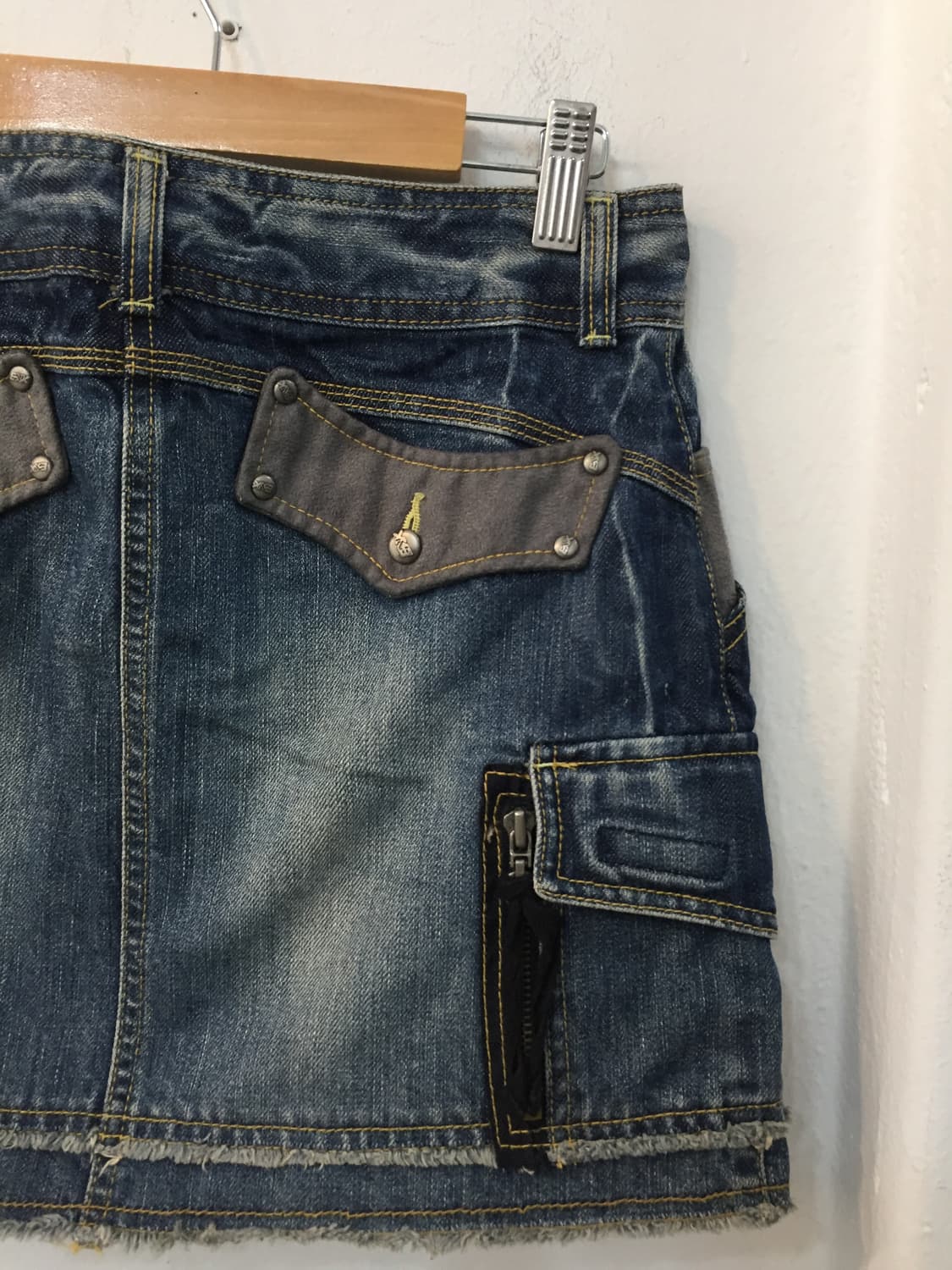 BNX 00's 워싱 데님 스커트 26 상품이미지3