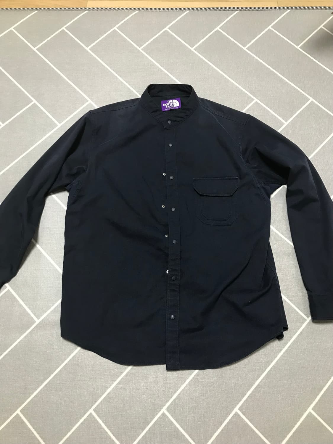 노스페이스 파플라벨 버튼셔츠  상품이미지1