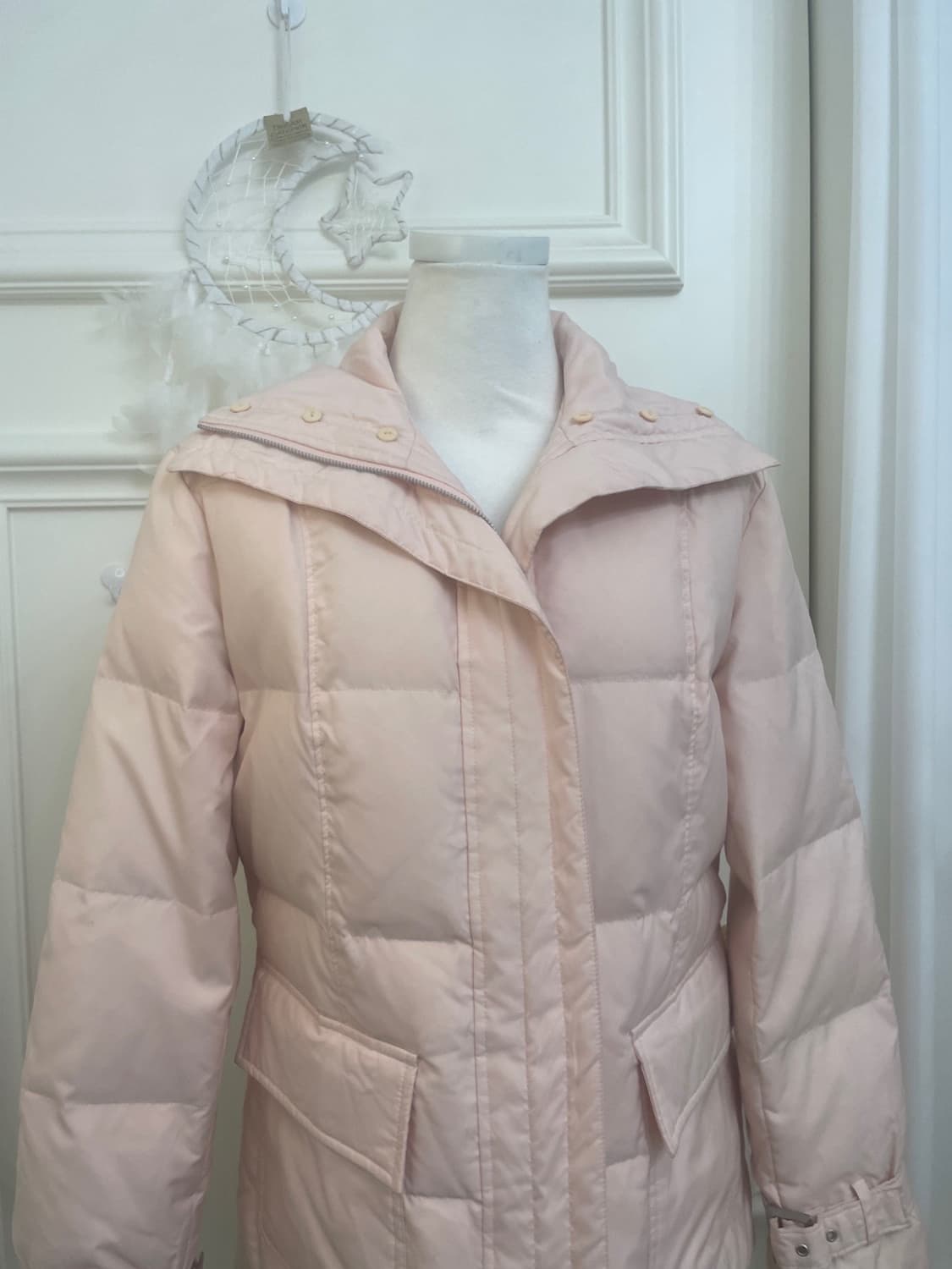 lovely pink sleeve belt pocket point bas 상품이미지5