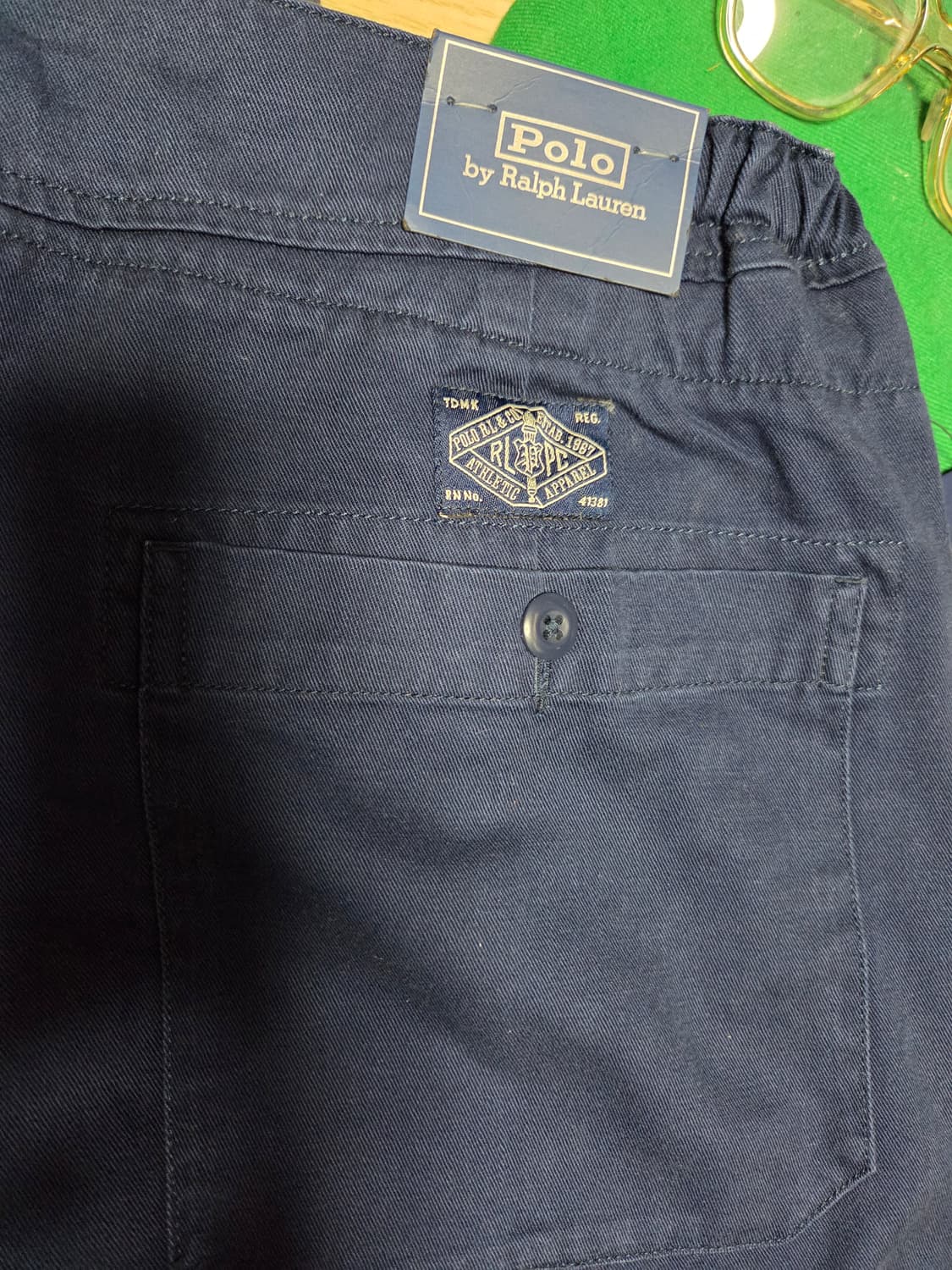 (새상품)POLO RALPH LAUREN 네이비 마린 스트링 팬츠 면바지 상품이미지7