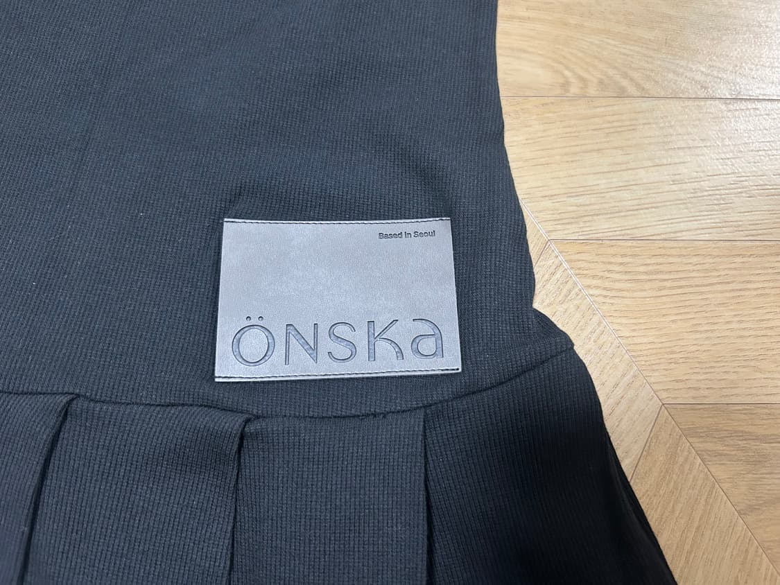 온스카 플리츠 미니 원피스 레이어드 상품이미지4