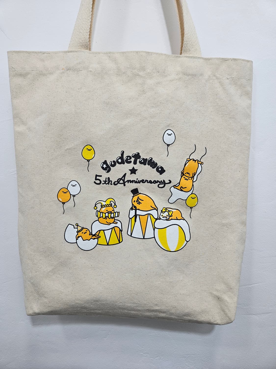2018년 구데타마(Gudetama) 5주년 기념 한정 에코백 상품이미지2