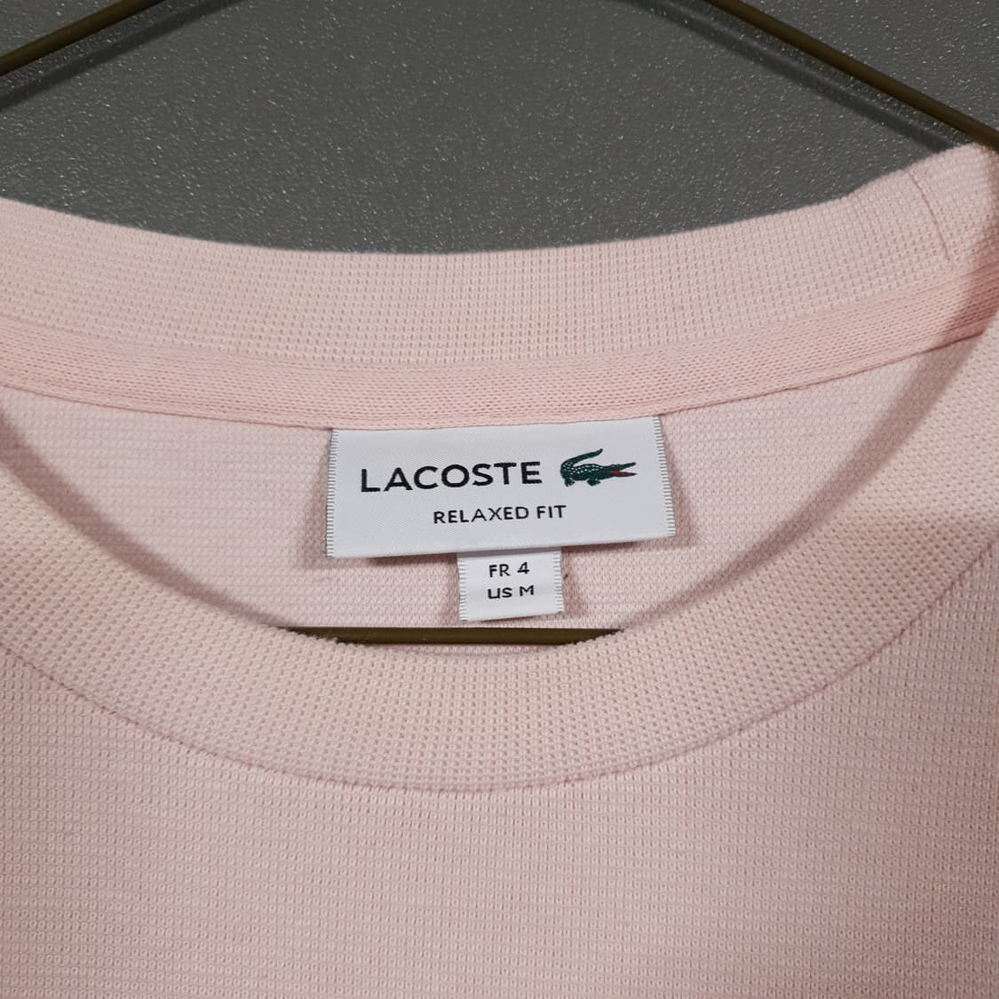 라코스테 신형 20ss 남성 밀라노 반팔 티셔츠 LCST 릴렉스핏 100 상품이미지6