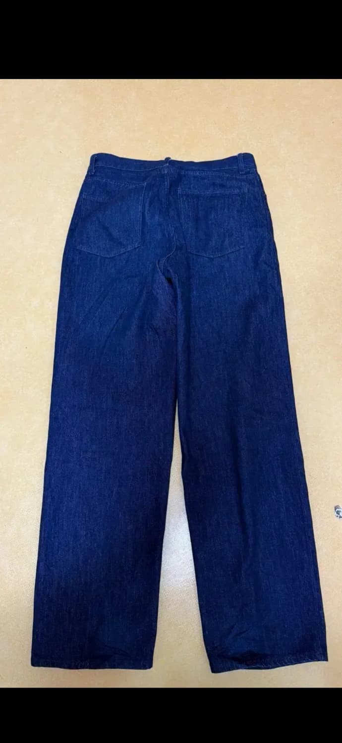 유니클로 와이드스트레이트진 긴기장 68블루 상품이미지2