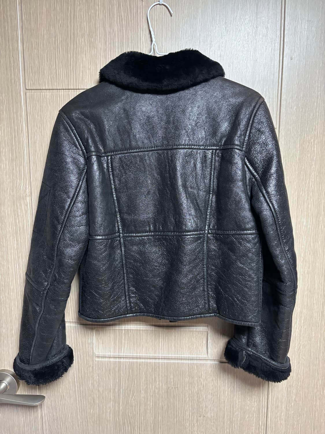 양가죽 투웨이 크롭 무스탕 상품이미지2