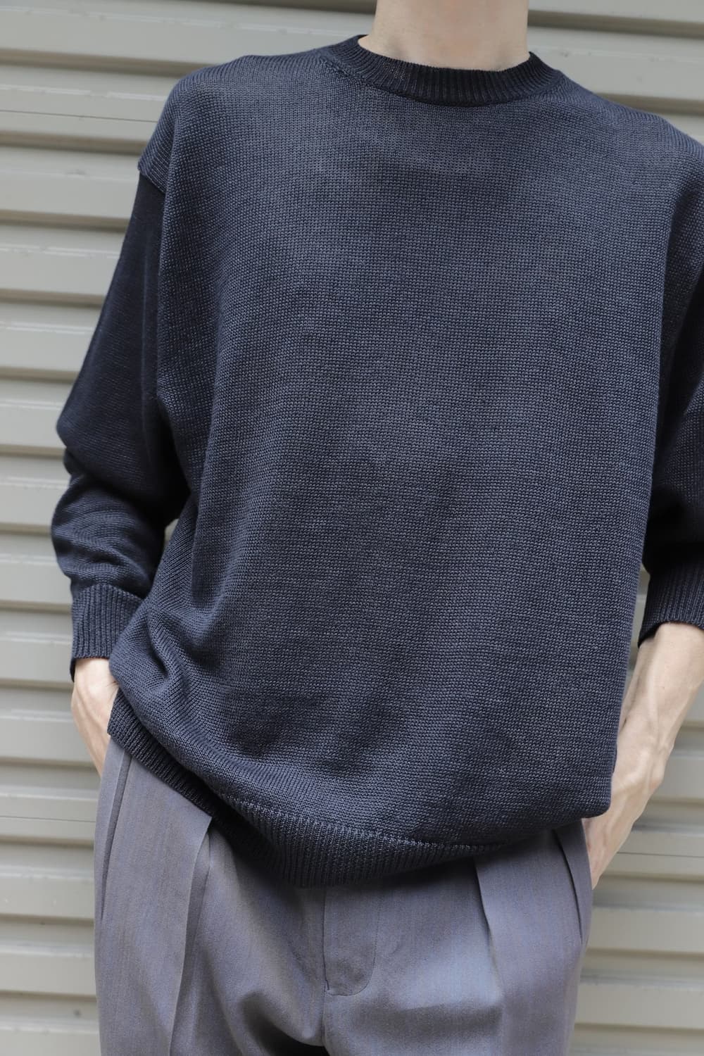 26ss comoli 코모리 린넨 크루넥 니트 3 상품이미지2