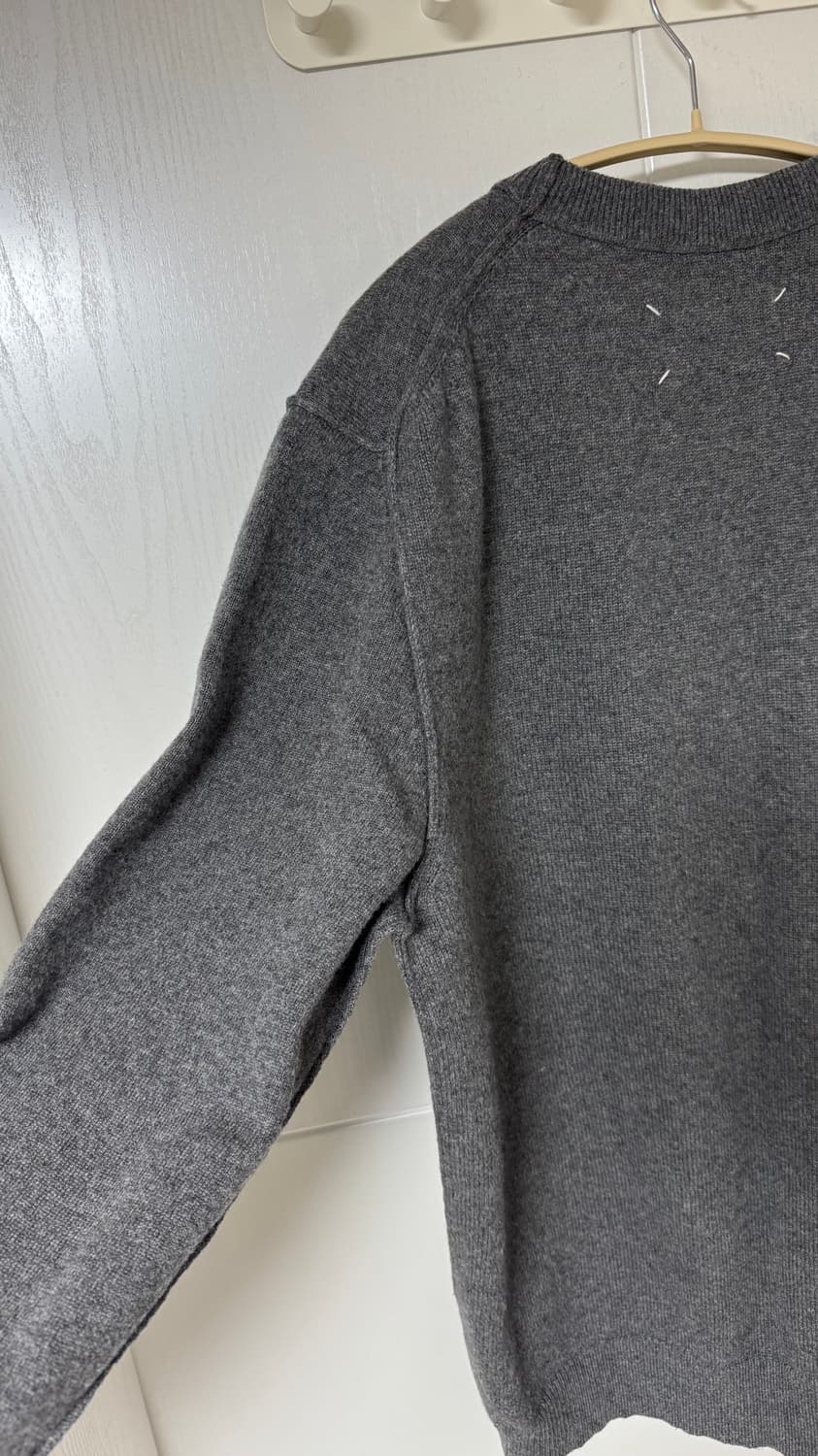 마르지엘라 스티치 니트 회색 상품이미지3