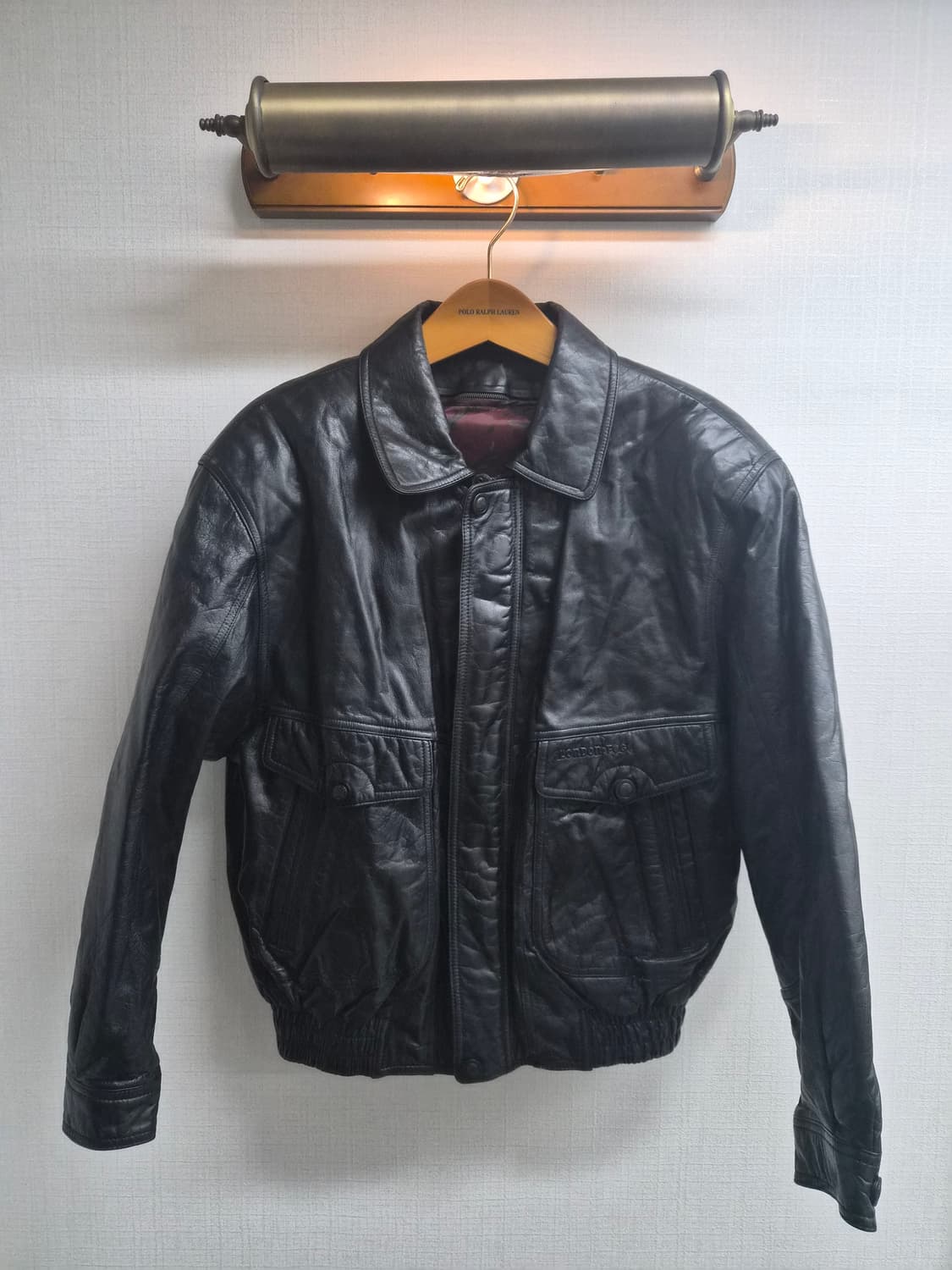 100) 런던포그 빈티지 레더 자켓 팝니다 01 상품이미지1