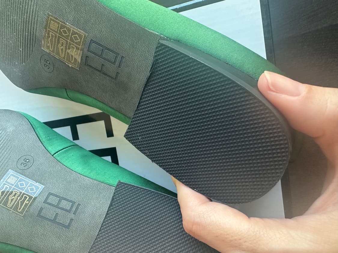 EB by MIISTA 그린 플랫슈즈 36 새상품 상품이미지5