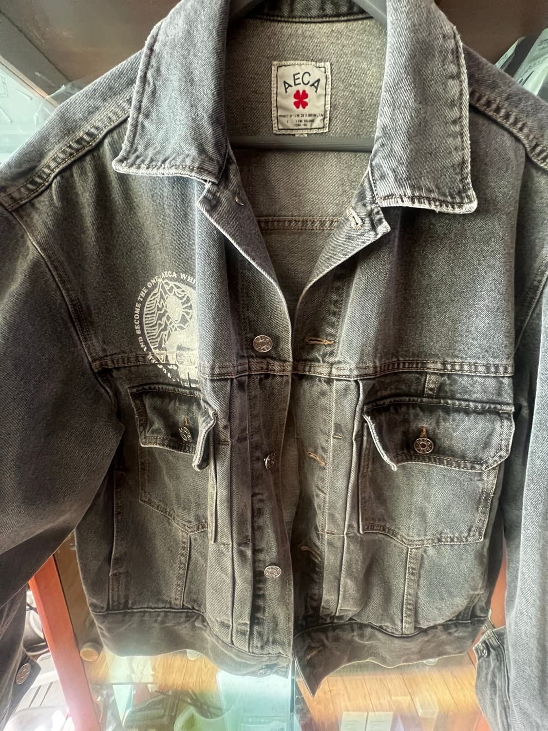 에이카화이트DAY AND NIGHT TRUCKER JACKET-GREY 상품이미지3