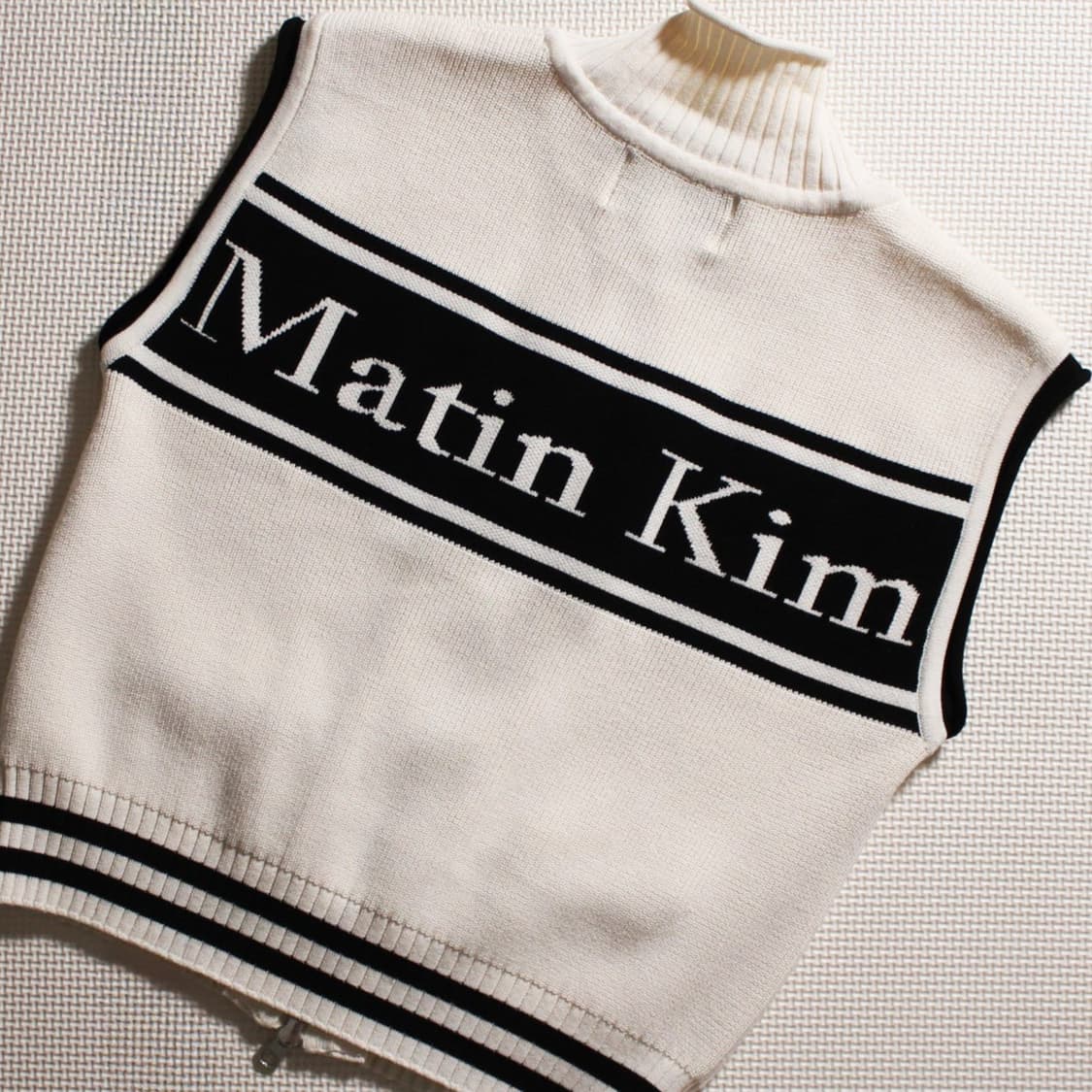 Matin Kim 마땡킴 니트 조끼 상품이미지4