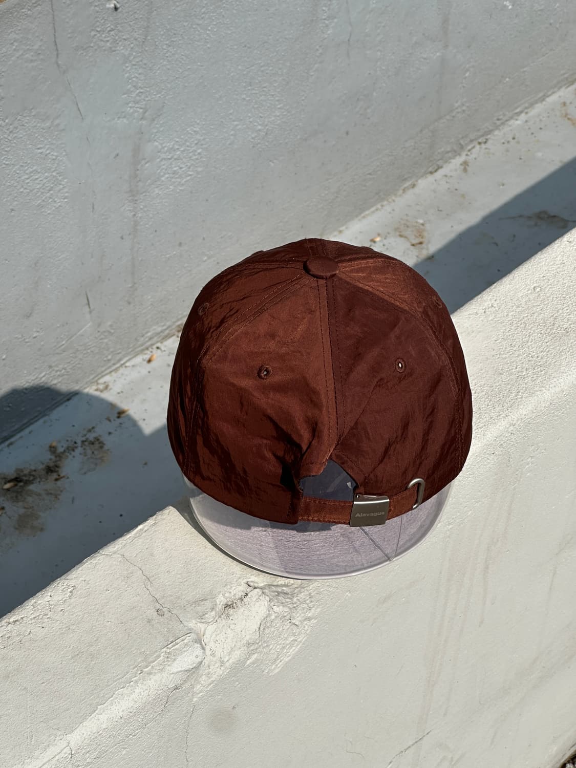 [M-L] 알라바그 웨이브 브라운핑크 투톤 볼캡 모자 상품이미지4