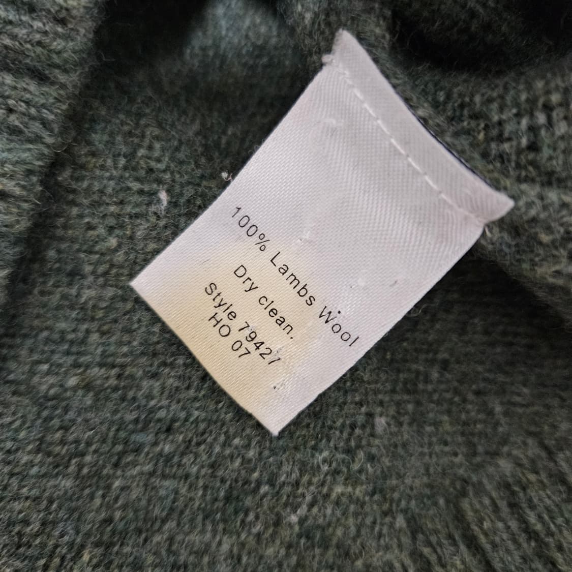 부드러운 램스울100 하프집업 니트 남자100 상품이미지5