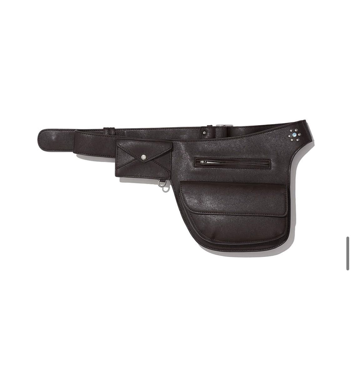 파르티멘토 우먼 레이어드 포켓 벨트 딥브라운  상품이미지2