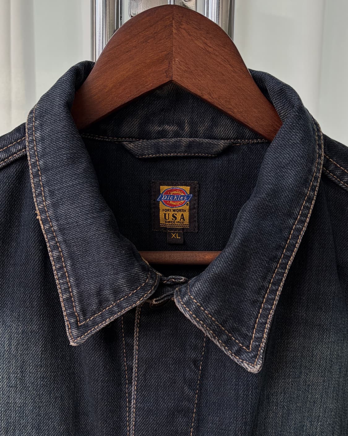 [XL]디키즈 USA 빈티지 페이드 데님 워크 자켓 상품이미지9