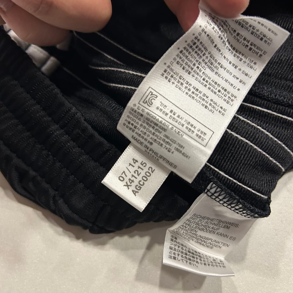 [110] 14s 아디다스 파이어버드 삼선 트레이닝 바지 블랙 상품이미지6