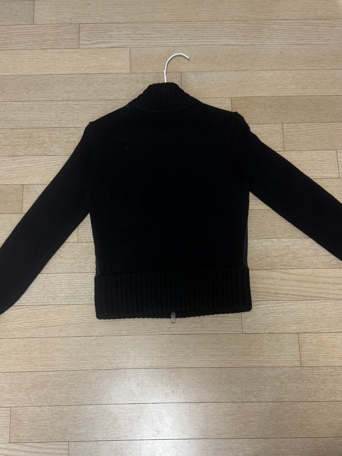 아르마니 익스체인지 투웨이 레더 니트 자켓  상품이미지3