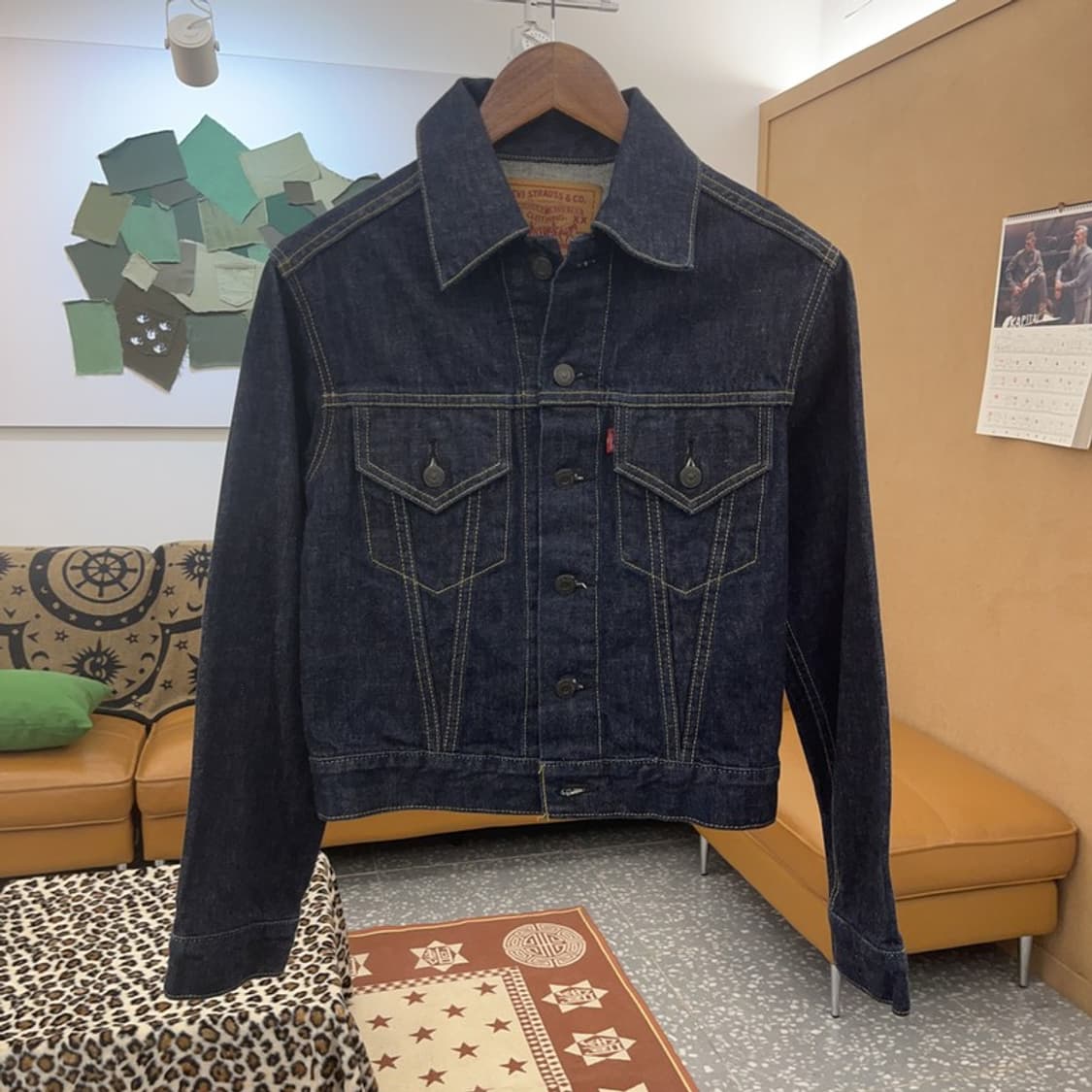 리바이스 71557 빈티지 트러커 데님 자켓 34 C08925 상품이미지3