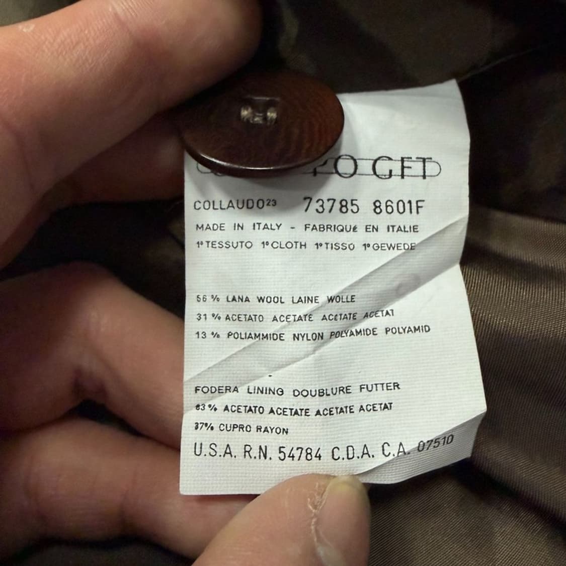 마니 체크 블레이저 v2672 상품이미지7