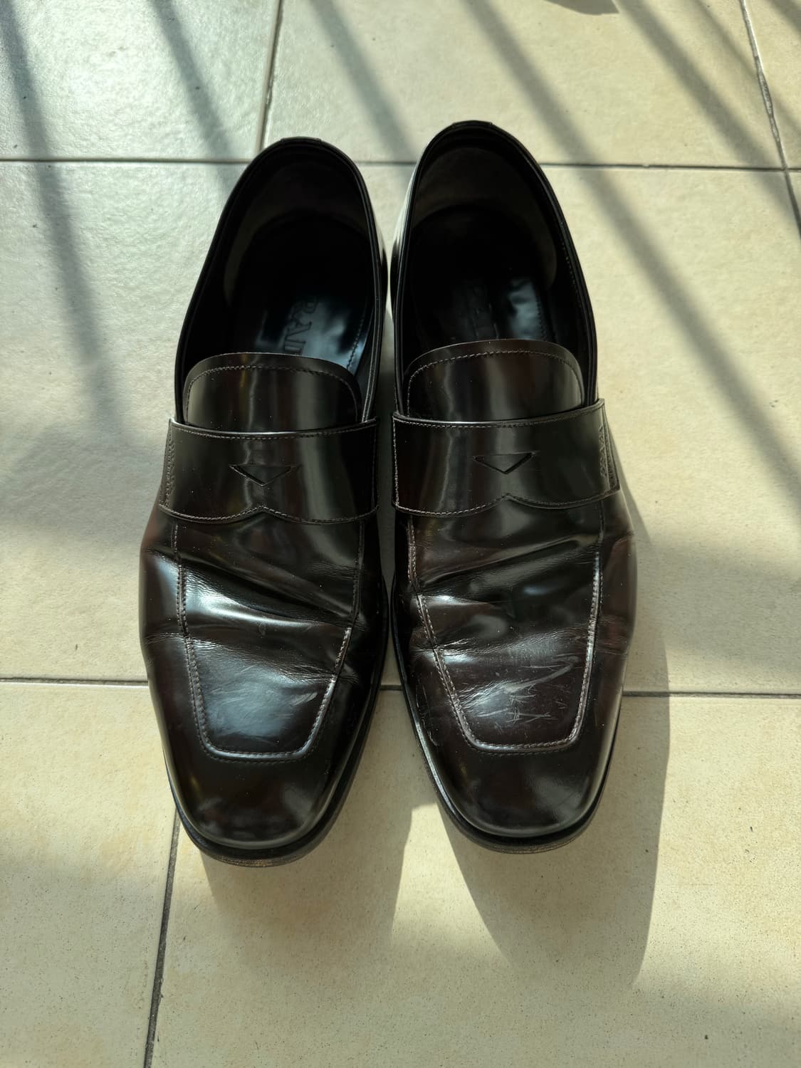 프라다 빈티지 페니로퍼 블랙 상품이미지3