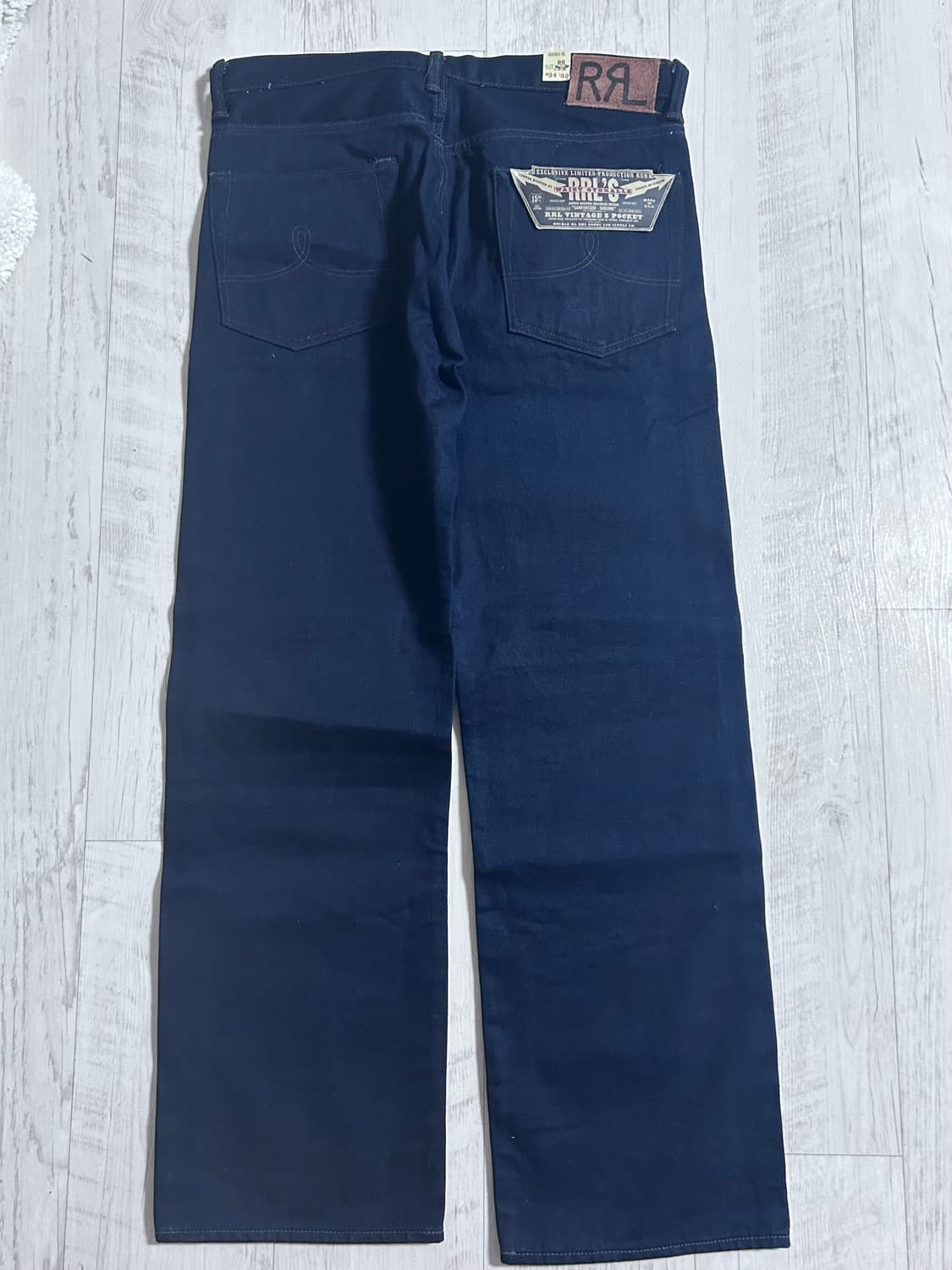 RRL 더블알엘 빈티지 파이브 포켓 인디고 리지드 데님 팬츠 34x32 상품이미지2