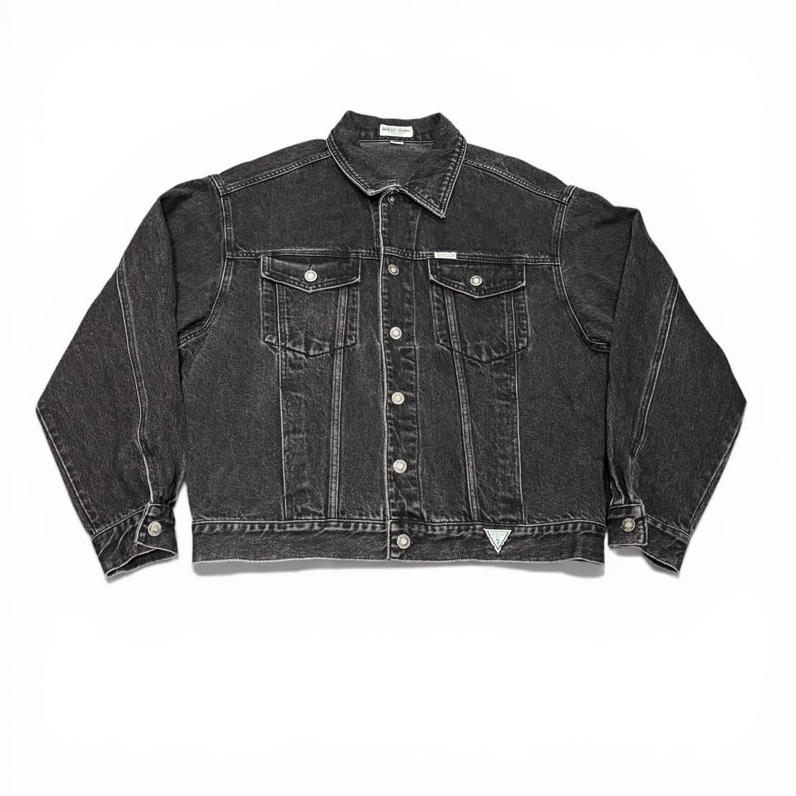 95 게스 USA 흑청 데님자켓 상품이미지1