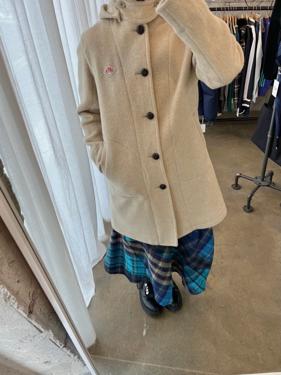 DANTON 롱 울코트 크림베이지 상품이미지6