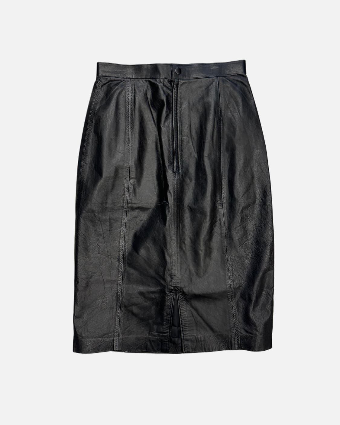 real leather h-line skirt 상품이미지2