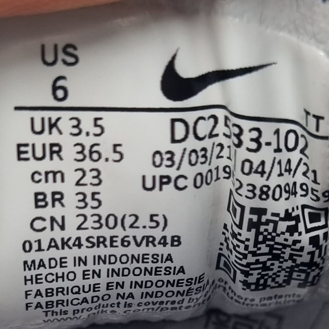 나이키 와플원 여성운동화230  상품이미지6