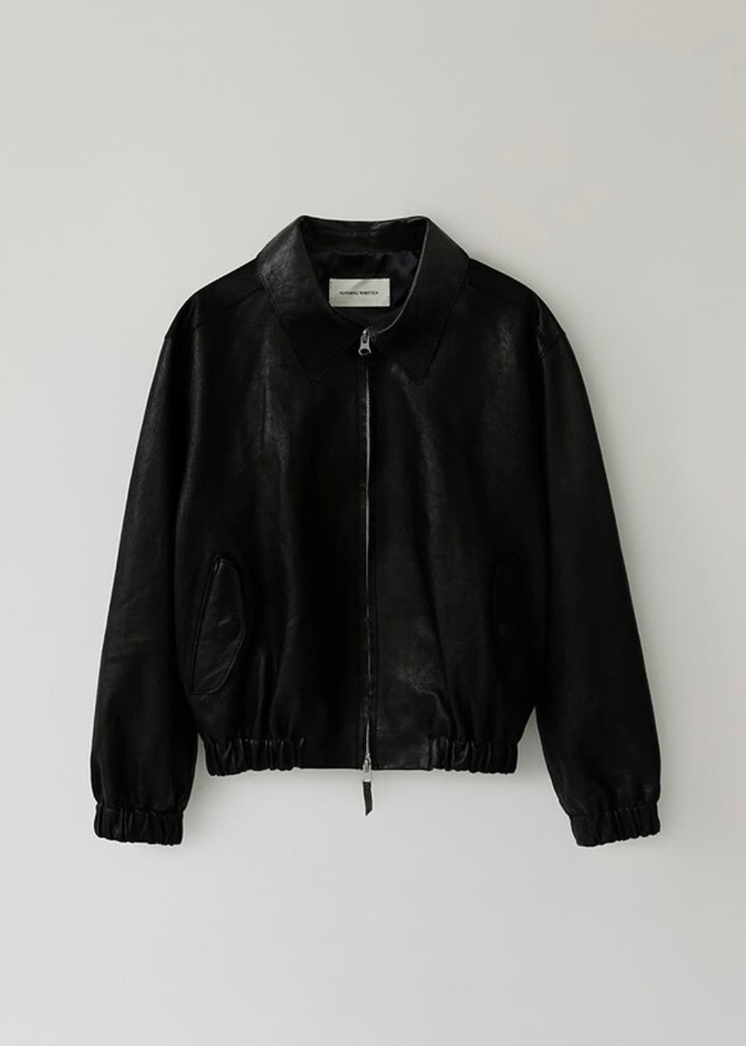 낫띵리튼 레더자켓 Vegetable leather blouson  상품이미지1