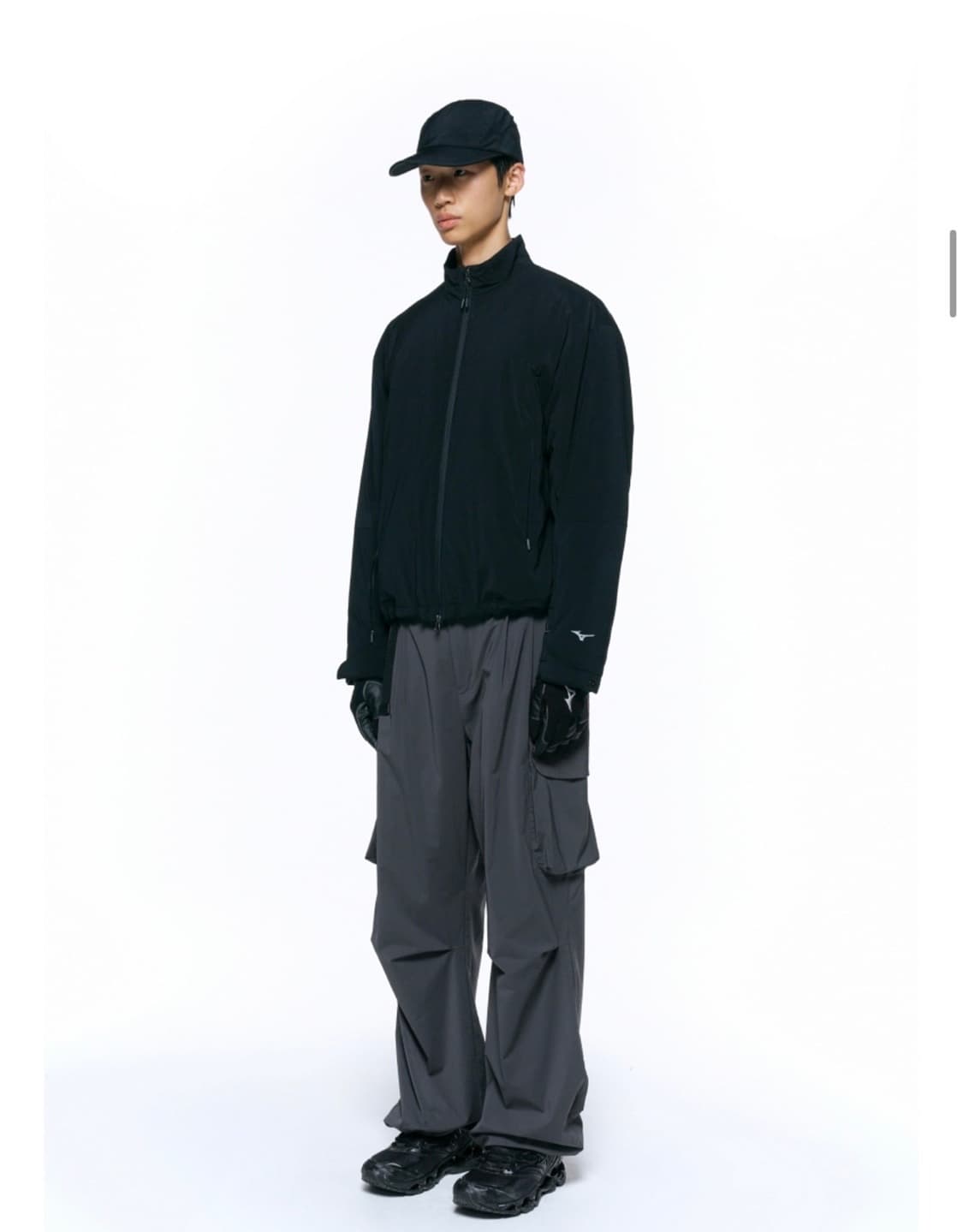 인사일런스 X 미즈노 코마티 나일론 캡 BLACK  상품이미지5