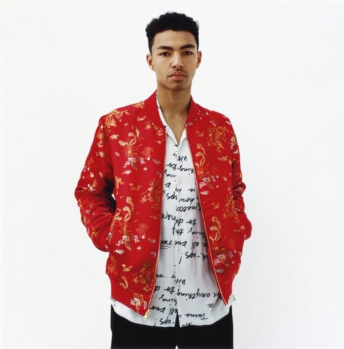 슈프림 황제 리버시블 봄버자켓 블랙 상품이미지5