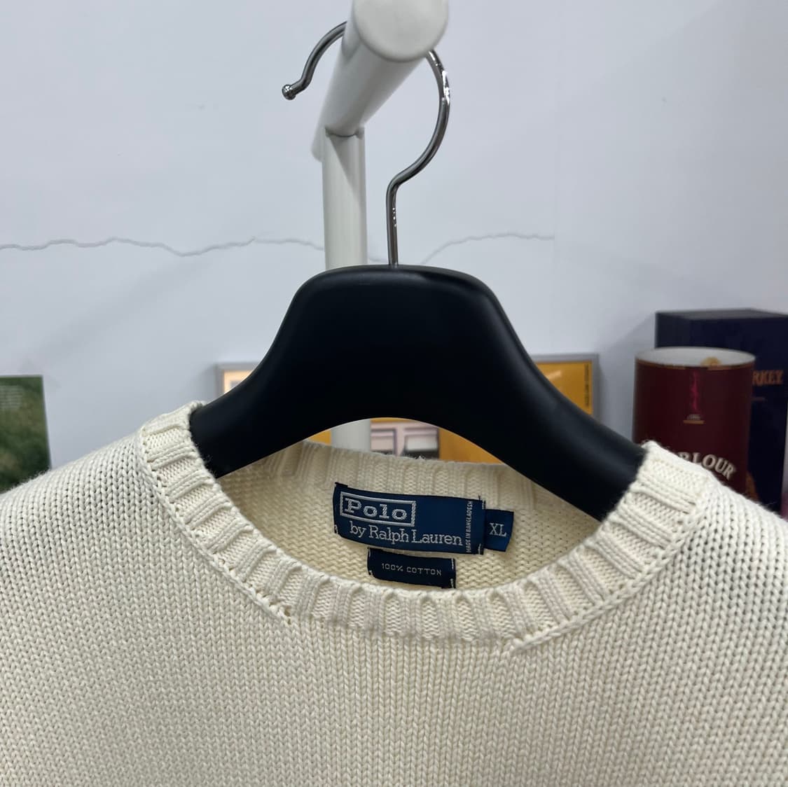 폴로랄프로렌 크루넥 코튼니트 XL 상품이미지3