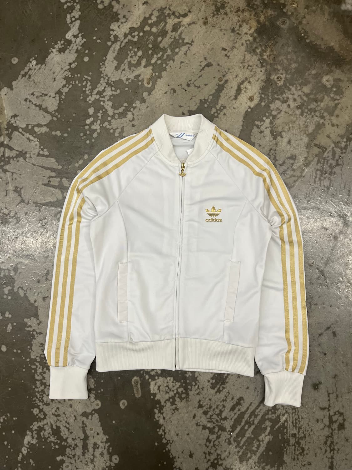 아디다스 대대장 슈퍼스타져지 흰/골 상품이미지1