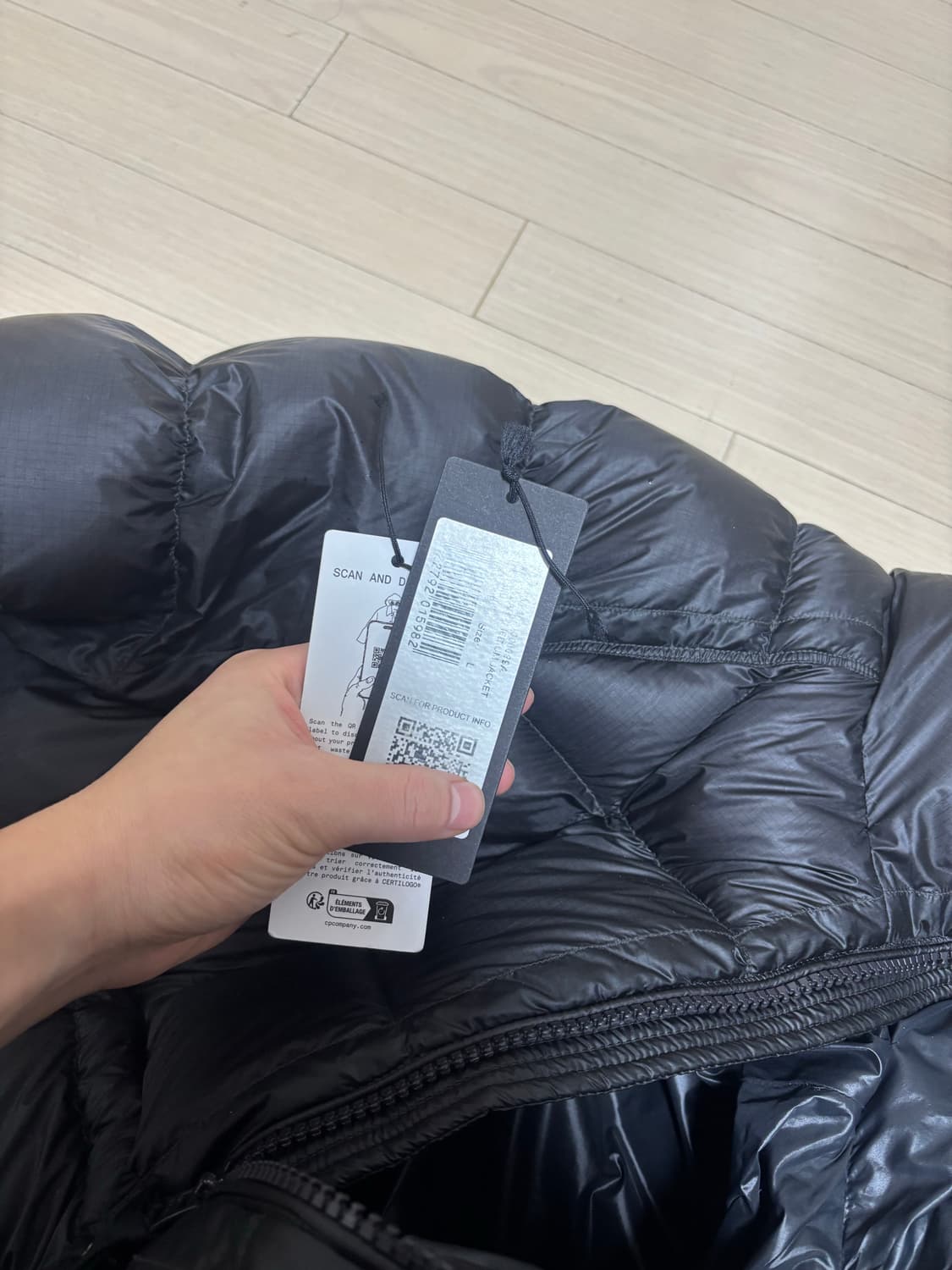 CP컴퍼니 DD쉘 블랙 L 상품이미지3