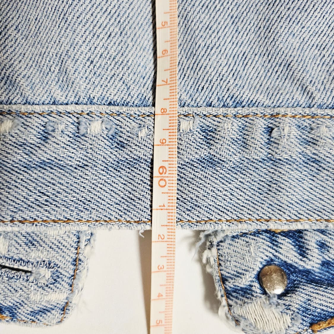 [S(100)][리바이스]90's 디스트로이드 트러커 3세대 데님 자켓 상품이미지9