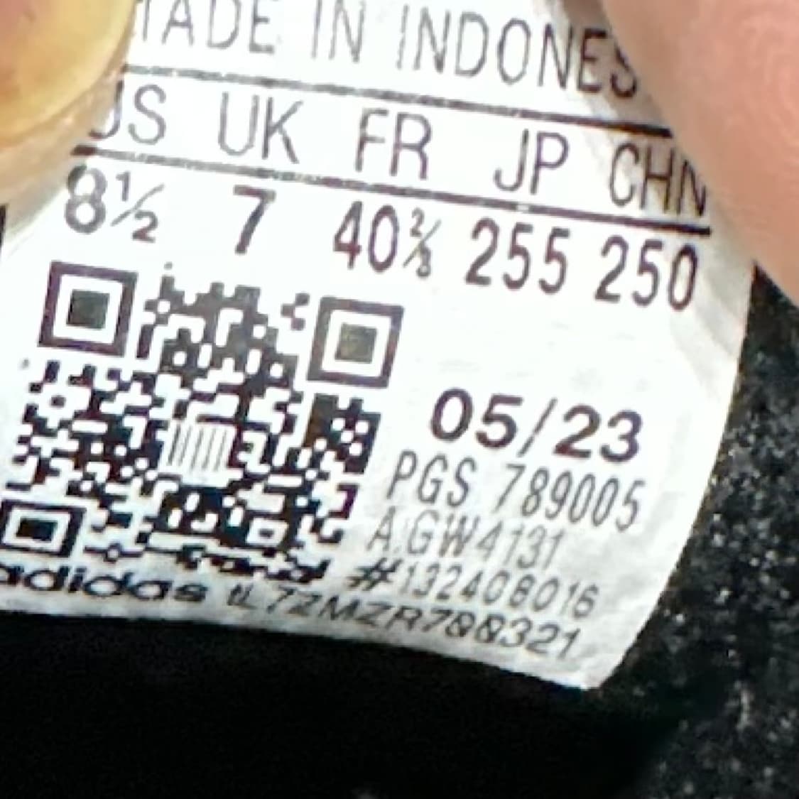 255) 아디다스 운동화 남성 남자 신발 갤럭시 블랙 상품이미지9