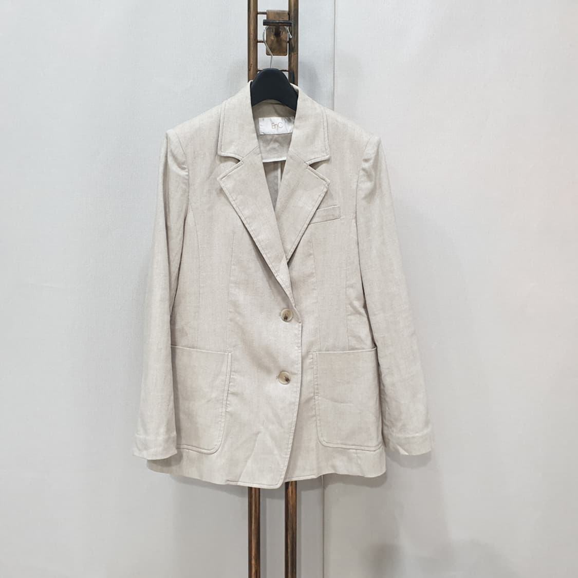 Enc 이엔씨 린넨 블렌디드 자켓 85 상품이미지2