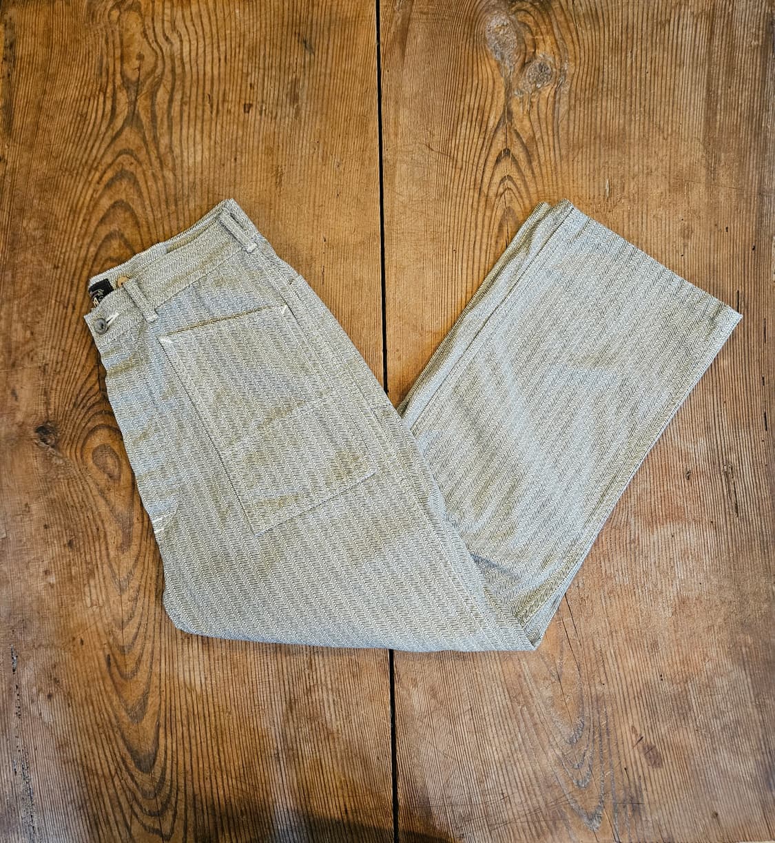 더블알엘 코튼 스트라이프 5포켓 팬츠  상품이미지1