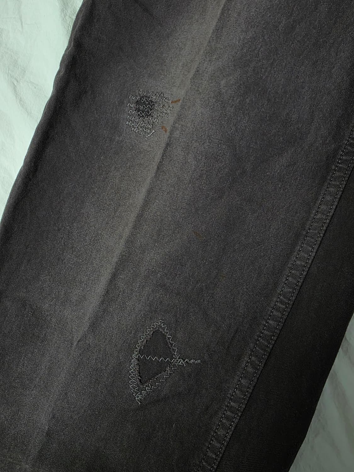 [2] 비즈빔 24AW 와이드 치노 크래쉬 블랙 새상품 상품이미지2