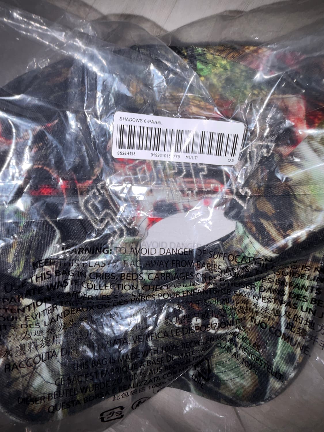 Supreme Shadows 6-Panel Multicolor  26SS 상품이미지4