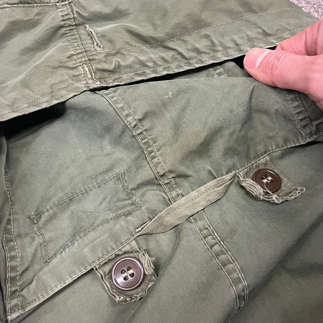 50s 오리지날 미군 M-51 피쉬테일 파카 (M) 상품이미지6