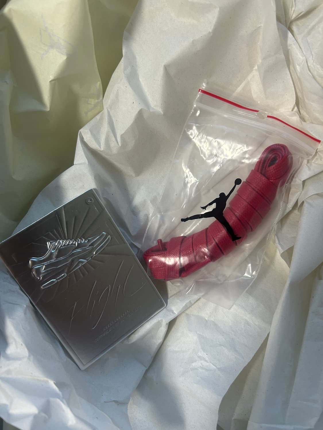 [290] 조던 x 후 디사이즈 워 플라이트 코트 코코넛 밀크 상품이미지8